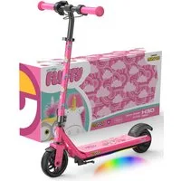 Gyroor E-Scooter Elektro-Kinderroller 6-12 Jahre, Musik E Scooter für Kinder, 16 km/h, (1 tlg), 10/13/16 km/h, LED Display, 3 Einstellbare Höhe, Doppelbremse