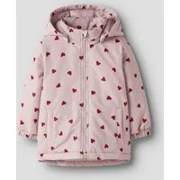 Name It Outdoorjacke NMFMAXI JACKET PA AOP NOOS Kunstfaser, wasserabweisend, reflektierendes Detail