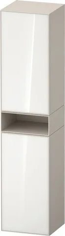 Duravit Zencha Hochschrank Weiß & Taupe n/a & Supermatt 400x360x1760 mm - ZE1353R64830000 ZE1353R64830000