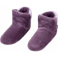 RAIKOU Cosy Shoe Pantoffel Stiefel für Damen, Herren aus Micro Flausch Hausschuh (Super Flauschige) mit ABS und rutschfester Sohle
