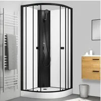 Marwell Komplettdusche Prime Style, BxT: 85x85 cm, Fertigdusche inkl. Acrylwanne und Armatur