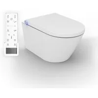 Bernstein Dusch-WC PRO+ 1102, Wandhängend, Dusch-WC spülrandlos Komplettanlage Föhn Fernbedienung