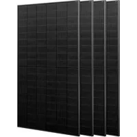 JA SOLAR Solarmodul Solarmodul 455W N-Type Bifazia Glas-Glas, 22.8% Efficiency full black, 455 W, (4-St., 22.8% Moduleffizienz), IP68