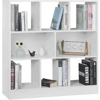 Woltu Bücherregal, Set 1-tlg., Standregal Lageregal mit 8 Fächern Aktenregal