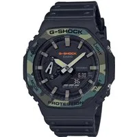 CASIO G-SHOCK Chronograph GA-2100SU-1AER, Quarzuhr,Armbanduhr,Herrenuhr, digital, bis 20bar wasserd.Resinarmband