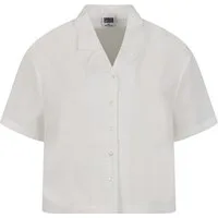 URBAN CLASSICS Blusentop Urban Classics Damen Ladies Seersucker Shirt
