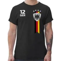 Shirtracer T-Shirt WM Fan Deutschland 2026 Fussball WM Fanartikel
