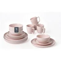 OTTO home Geschirr-Set Tommik, außen matt, innen glänzend (16-tlg), 4 Personen, Steinzeug, spülmaschinenfest und mikrowellengeeignet