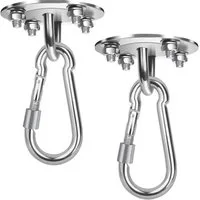 Clanmacy Deckenhalter Deckenhaken Schaukel 450KG Deckenhalterung Hängesessel Liebesschaukel