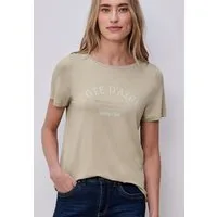 STREET ONE Rundhalsshirt Sommershirt mit Wording-Print