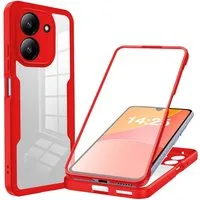 Tec-Expert Handyhülle 360 Grad Hülle für Xiaomi Redmi 13C 6.74 Zoll, 6.74, Rundum Schutz Cover Case Hülle robust