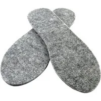 Sohlen24 Filzsohlen Filz Schuheinlagen Einlegesohlen Alutherm Thermo (Packung, 1 Paar), Universalgröße