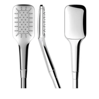 LAUFEN Handbrause MyCity100, Chrome Brausestrahl: Rainspray HF939030100000