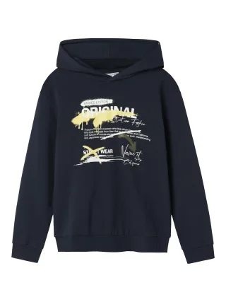 NAME IT - NKMVIANTON LS NREG SWEAT WH BRU dark sapphire - Gr. - 158/164