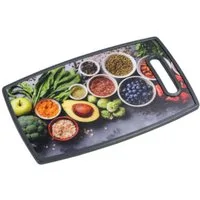 KESPER® Servierbrett Schneide- und Servierbrett, Heathy Kitchen 30814, (1-St)