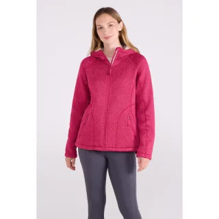 Mountain Warehouse - "Nevis" Hoodie mit durchgehendem Reißverschluss für Damen (Leuchtend Rosa)