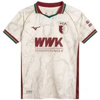 Mizuno Fußballtrikot Mizuno FC Augsburg Trikot Home 2026/2027 Kids Weiß 1. Bundesliga