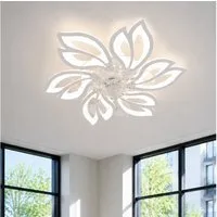 ZMH Deckenventilator mit Dimmbar Licht & Fernbedienung Leise für Schlafzimmer und Flur