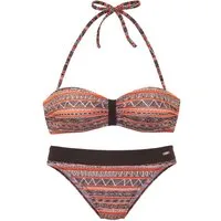 Buffalo Bandeau-Bikini Mit trendigem Streifendruck