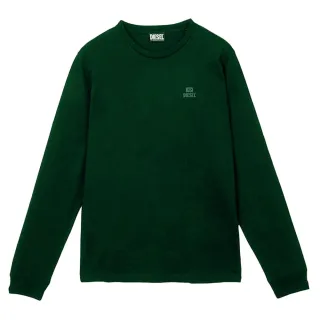 Diesel - T-Shirt für Herren/Damen Unisex, Langärmlig (Tannengrün)