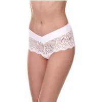 Merry Style Lange Unterhose Damen Unterhose Hipster Hot Pants mit Spitzenbesatz MSGAB155 (1-St)