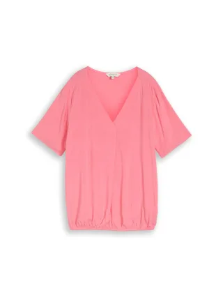 Tom Tailor - Bluse aus Viskose soft fuchsia pink - Gr. - 42