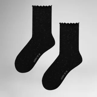Hudson - PLAYFUL GLITTER 2-PACK BLACK - Gr. - 36.5