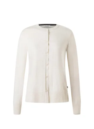 MAERZ Muenchen - Strickjacke Knopf 1/1 Arm off white - Gr. - 44