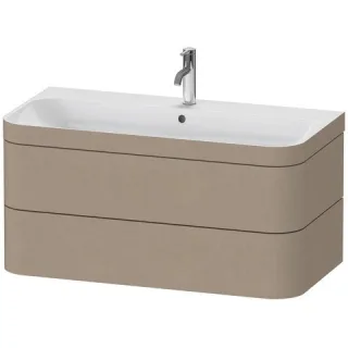 Duravit Happy D.2 Plus c-bonded Set wandhängend Leinen Matt 975x490x480 mm - HP4638O7575 HP4638O7575