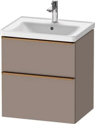 Duravit D-Neo Waschtischunterbau wandhängend Basalt Matt 584x452x625 mm - DE4359004430000 DE4359004430000