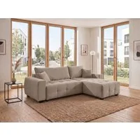 OTTO home Ecksofa Bella L-Form, B: 234 cm - OTTO. Verlässliche Qualität., Ecksofa,Schlaffunktion,Bonnelfederkern,Rückenkissen