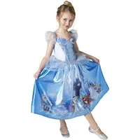 Rubie´s Prinzessin-Kostüm Disney Prinzessin Cinderella Dream Kinderkostüm, Traumhaftes Prinzessinnenkleid mit Szenen aus dem Disney-Spielfilm
