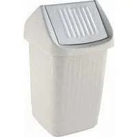 Teko-plastic Mülleimer 25 oder 50 L mit Schwingdeckel verschiedene Farben, Schwingdeckel