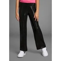 Bruno Banani Schlupfhose Glitzernde Hose mit weitem Bein, für Mädchen Für TEENS. Weite Pailletten-Hose
