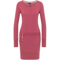 Ragwear Jerseykleid ALEXA mit Kordelzug und kontrastigen Zierperlen-Besatz