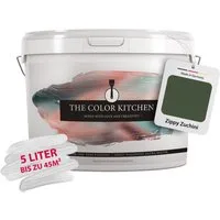 A.S. Création Wand- und Deckenfarbe Seidenmatt Innenfarbe THE COLOR KITCHEN, für Wohnzimmer Schlafzimmer Flur Küche, versch. Grüntöne
