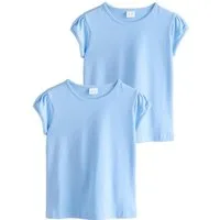 Next T-Shirt T-Shirts mit Puffärmeln, 2er-Pack (2-tlg)