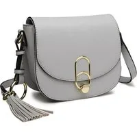 Miss Lulu Umhängetasche Schultertasche Damen Cross Body Bag Modern Mit Reißverschluss