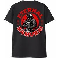 Banco T-Shirt Herren Eternal Samurai Shirt Print (Einzelstück) Hochwertiger "Eternal Samurai" Backprint, japanische Schriftzeichen