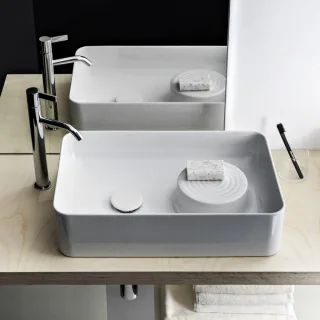 LAUFEN Waschtisch-Schale VAL 550x360, ohne Hahnloch, mit Überlauf, weiß, 8122820001091 H8122820001091