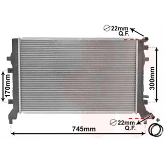 Van Wezel Motork?hler Audi Skoda VW 58002295