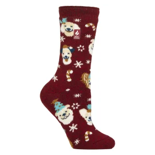 Damen Lite Thermo Weihnachtsstrumpf mit Muster