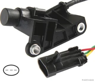 HERTH&BUSS Sensor, Nockenwellenposition, 3 pol, 520 Ohm - 70630005