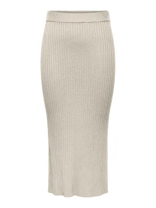ONLY - ONLMILA LONG SKIRT CC KNT birch - Gr. - XS