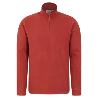 Mountain Warehouse - "Camber II" Fleece für Herren, mit halbem Reißverschluss (Rot)