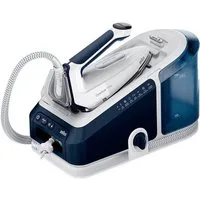 Braun Dampfbügelstation CareStyle 7 Pro IS 7282 BL - 8,0 bar, 600 g Dampfstoß, 2,0 l Tank, 2000 ml Wassertank, 180 g Dampfmenge, EloxalPlus Bügelsohle, Ultimate FastClean Entkalkung