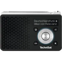 TechniSat DIGITRADIO 1 A Digitalradio (DAB) (Digitalradio (DAB), FM-Tuner mit RDS, 1 W, DAB+/UKW-Radio, Akku- und Netzbetrieb, ASA Warnmeldungen über DAB)