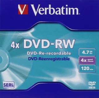 Verbatim DVD-RW Matt Silver | 43285 | DVD+R - 120 mm