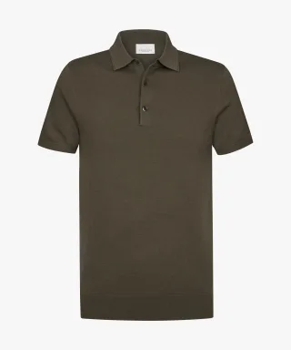 Profuomo - Braunes Luxury Basic Polo Braun - Gr. - XL