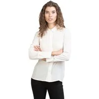 Posh Gear Seidenbluse Damen Seidenbluse Collettoseta Bluse aus 100% Seide 100% Seide